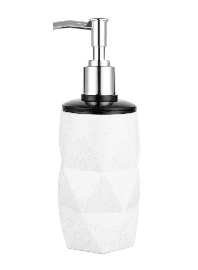 SHENRON Liquid Soap Dispenser for wash Basin, Bathroom Accessories, Empty Refillable Handwash Plastic Bottle with Pump, Bathroom Essentials, Handwash, Sanitizer, Shampoo, Lotion (White) - Image 1